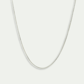 925 Silver Box Chain for Pendants – Sleek Minimal Design