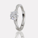 The Infinity Sparkle Sterling 925 Silver Ring