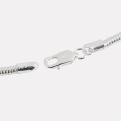 Classic Snake Chain 925 Silver Bracelet