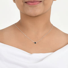 Black Clover 925 Silver Pendant