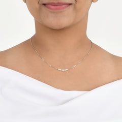 The Pearl Arc 925 Silver Necklace