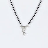 Bansuri Link Mangalsutra in 925 Sterling Silver