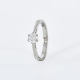 Nova Solitaire Ring in 925 Sterling Silver