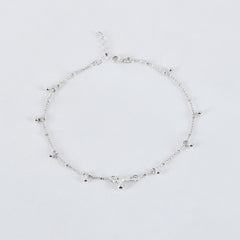 Classic Infinty Anklet in 925 Sterling Silver