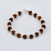 Astra Rudraksha Bracelet in 925 Sterling Silver