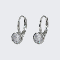 Trinity Drop Earrings in 925 Sterling Silver - Zeno Jewels