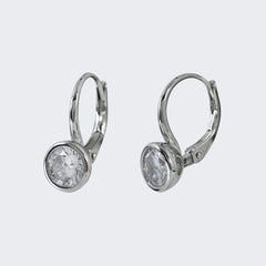 Trinity Drop Earrings in 925 Sterling Silver - Zeno Jewels
