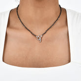 Infinity Heart Mangalsutra in 925 Sterling Silver