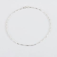 925 Sterling Silver Textured Anklet