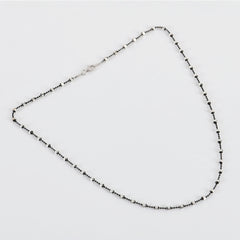 925 sterling silver beaded necklace