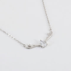 Deer Heart Pendant in 925 Sterling Silver