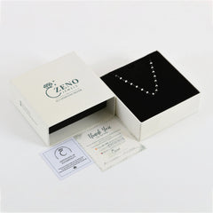 925 sterling silver beaded necklace