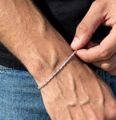 Vector Link 925 Sterling Silver Bracelet