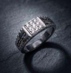 Men's Stellar Ring in 925 Sterling Silver