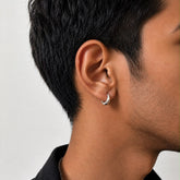 Men's Kaju Bali in 925 Sterling Silver - Pair - Zeno Jewels