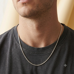 925 Silver Box Chain for Pendants – Sleek Minimal Design