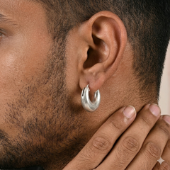 Men's Kaju Bali in 925 Sterling Silver - Pair