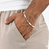 Forge Men’s Link Bracelet in 925 Sterling Silver