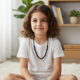925 Sterling Silver Kids Nazariya Protection Necklace