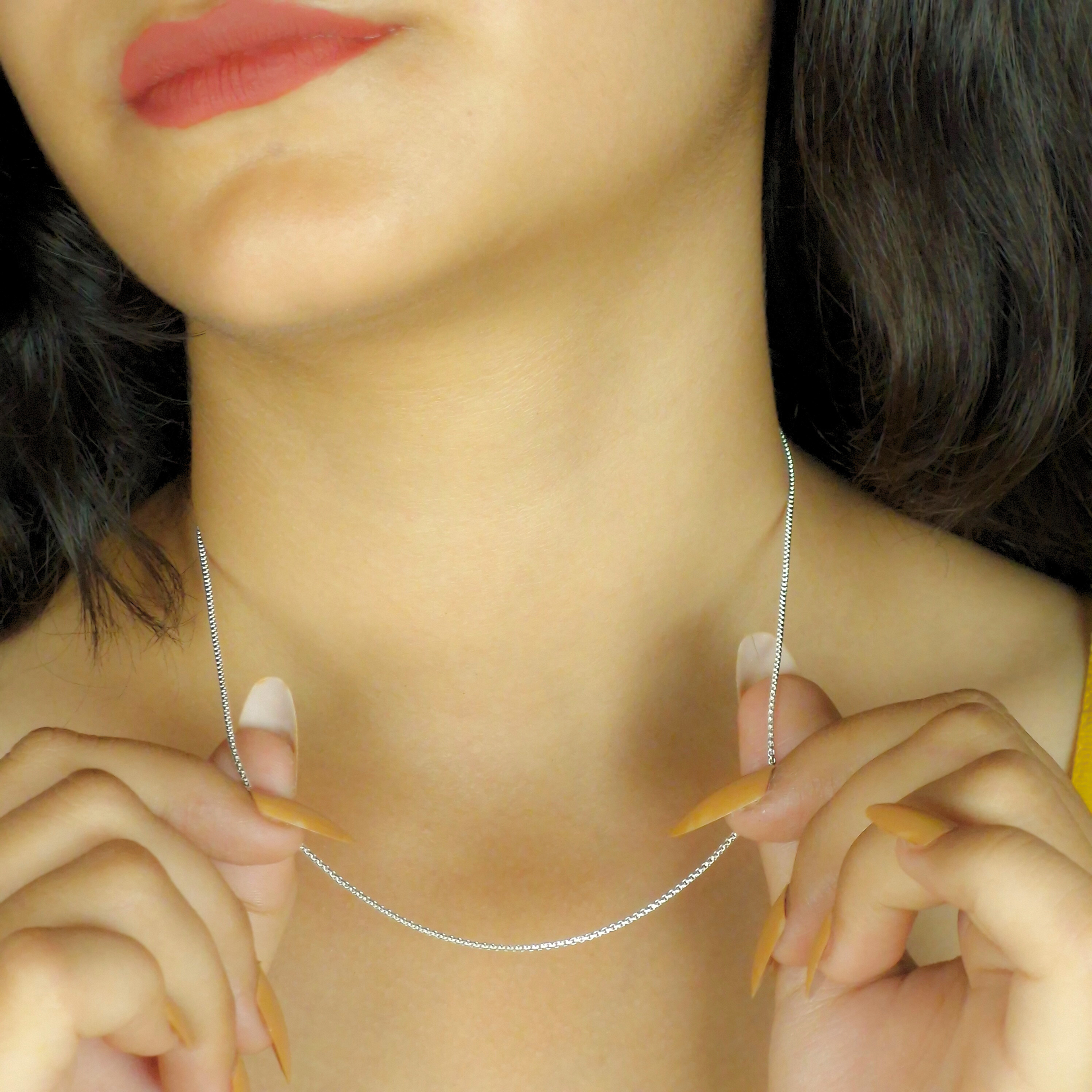 925 Sterling Silver Curb Chain Necklace – Durable Stylish