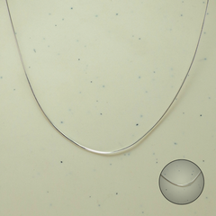 925 Silver Flat Snake Chain Necklace – Sleek & Minimal