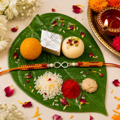 Classic Plain Rakhi in 925 Sterling Silver-Infinity