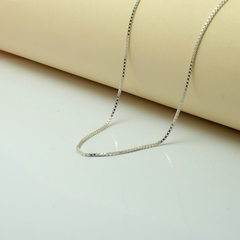 925 Silver Box Chain for Pendants – Sleek Minimal Design