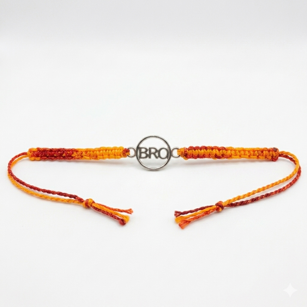 Classic Plain Rakhi in 925 Sterling Silver