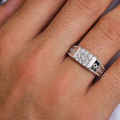 Men's Stellar Ring in 925 Sterling Silver