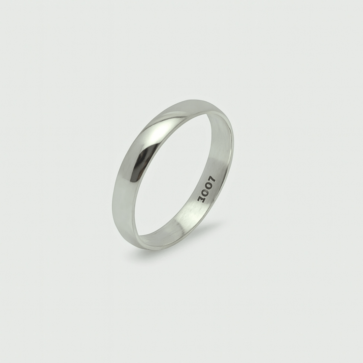 Classic 925 Sterling Silver Band Ring – Unisex Minimal