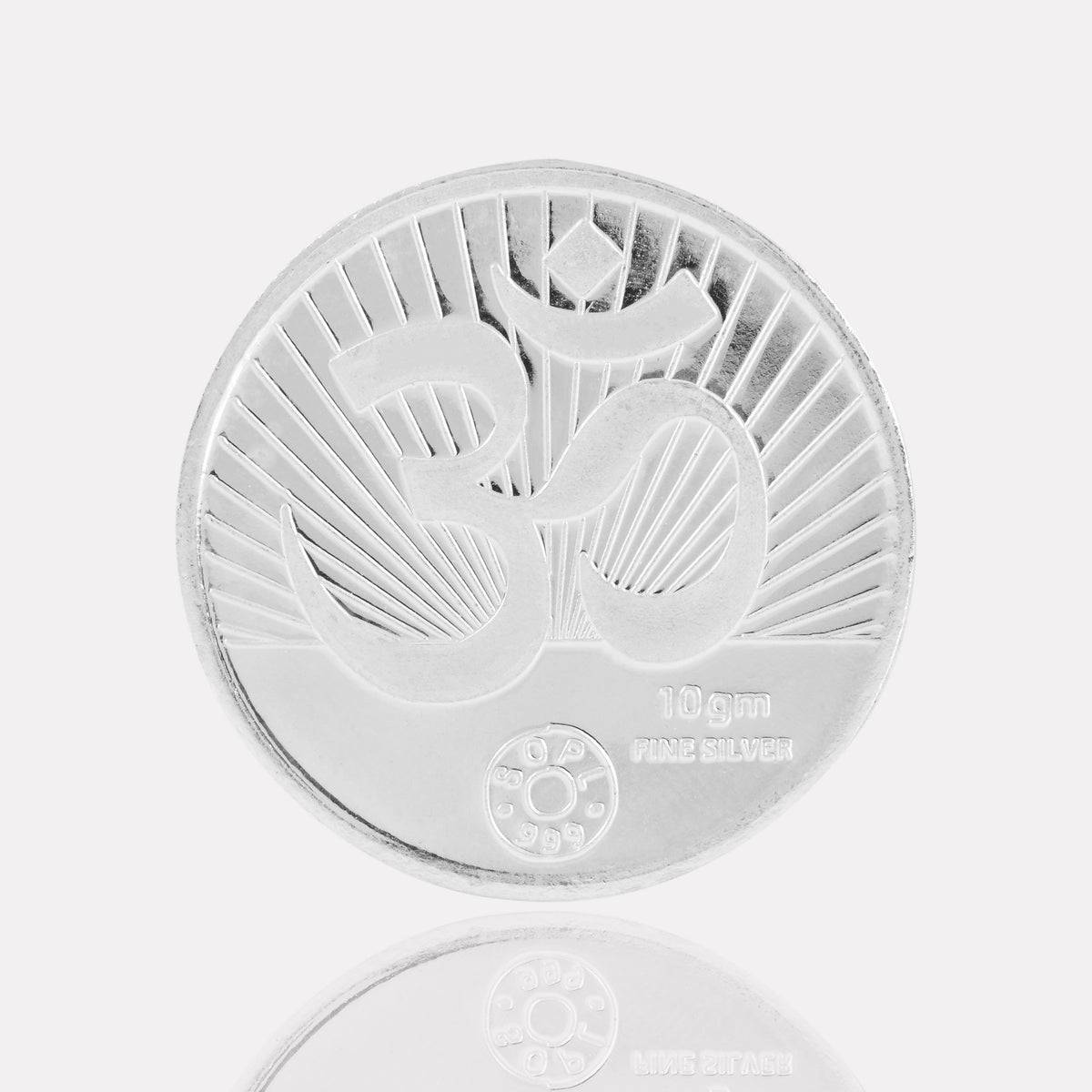 999 Pure Silver Coin - Om design