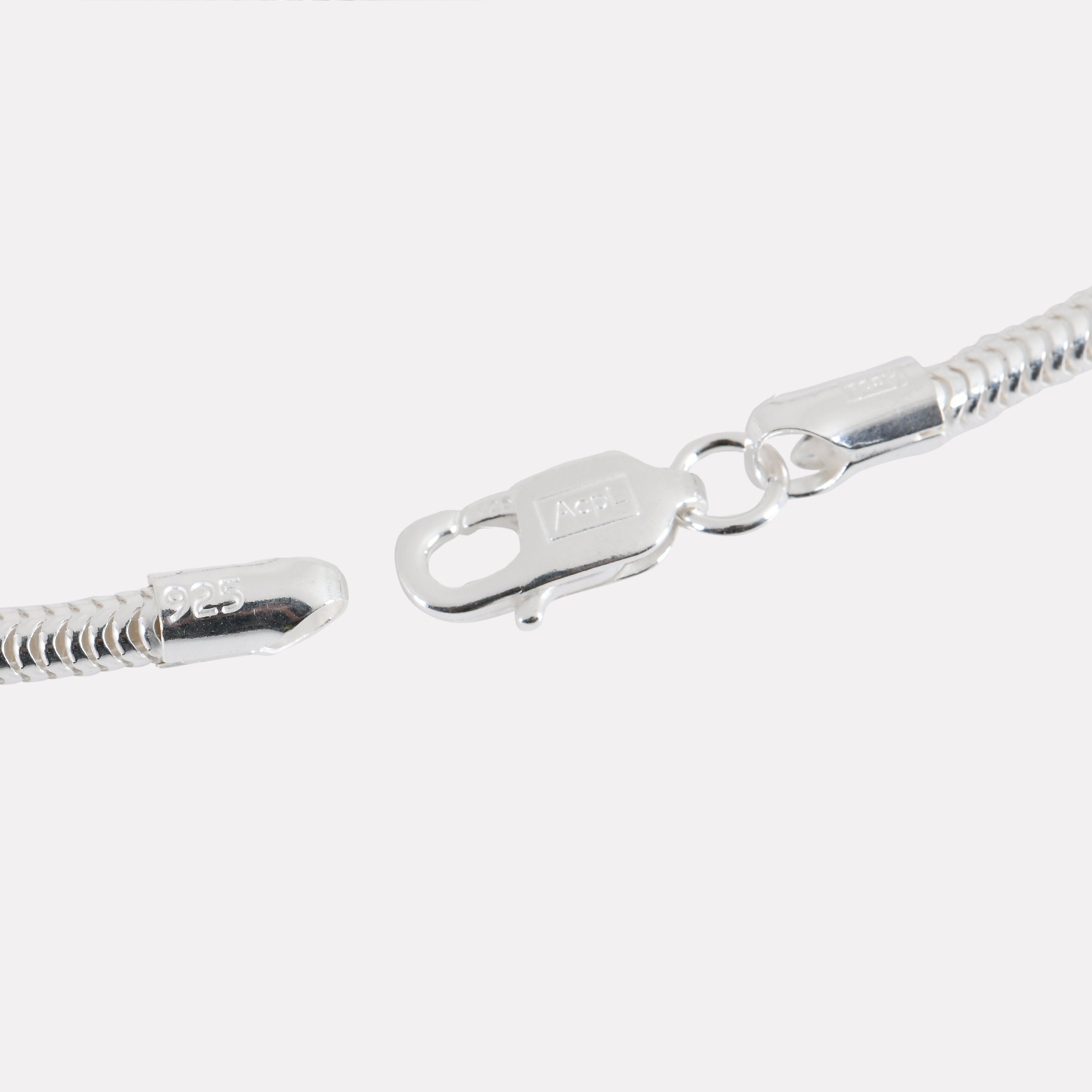 Classic Snake Chain 925 Silver Bracelet