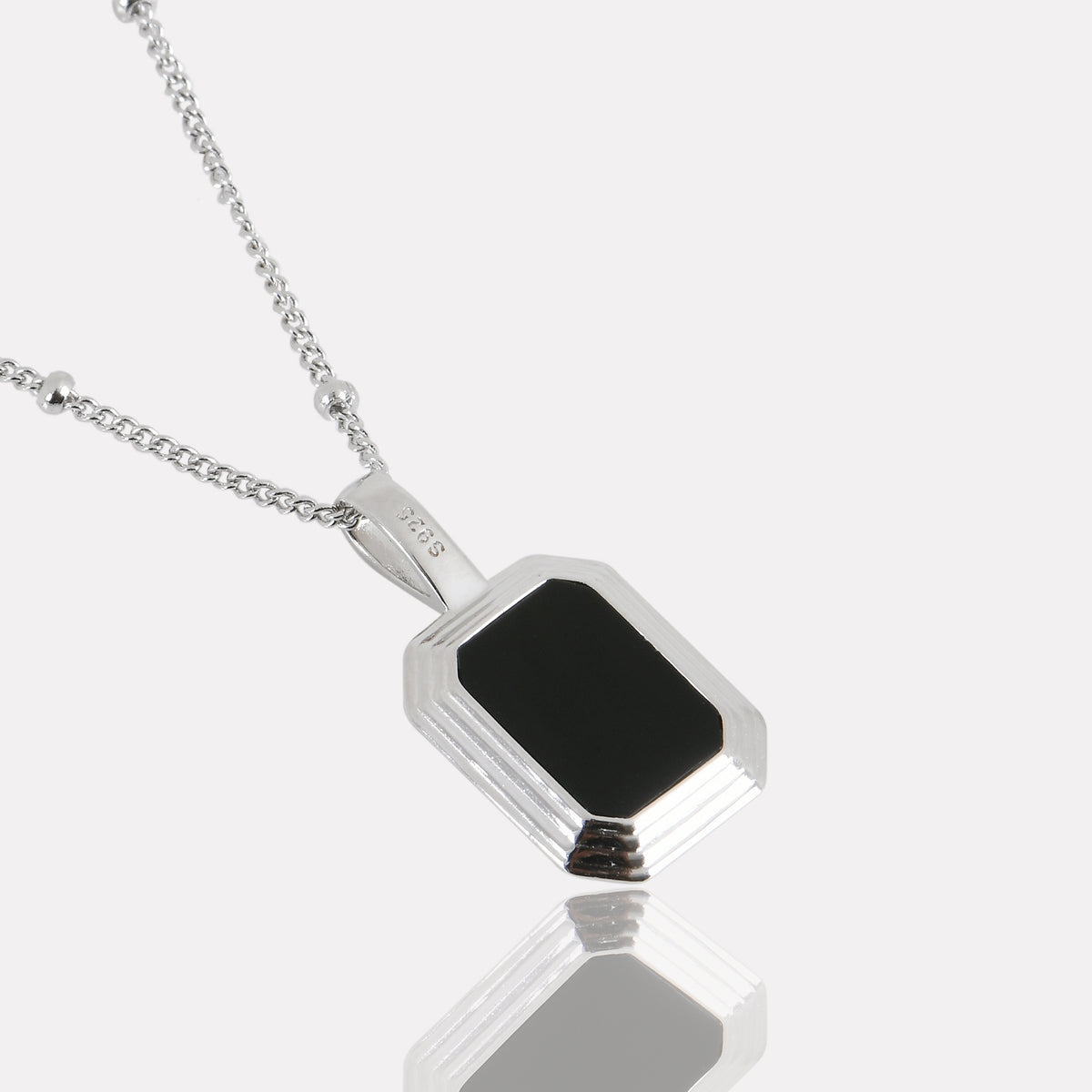 Luster 925 Sterling Silver Necklace – Elegant Reversible Design