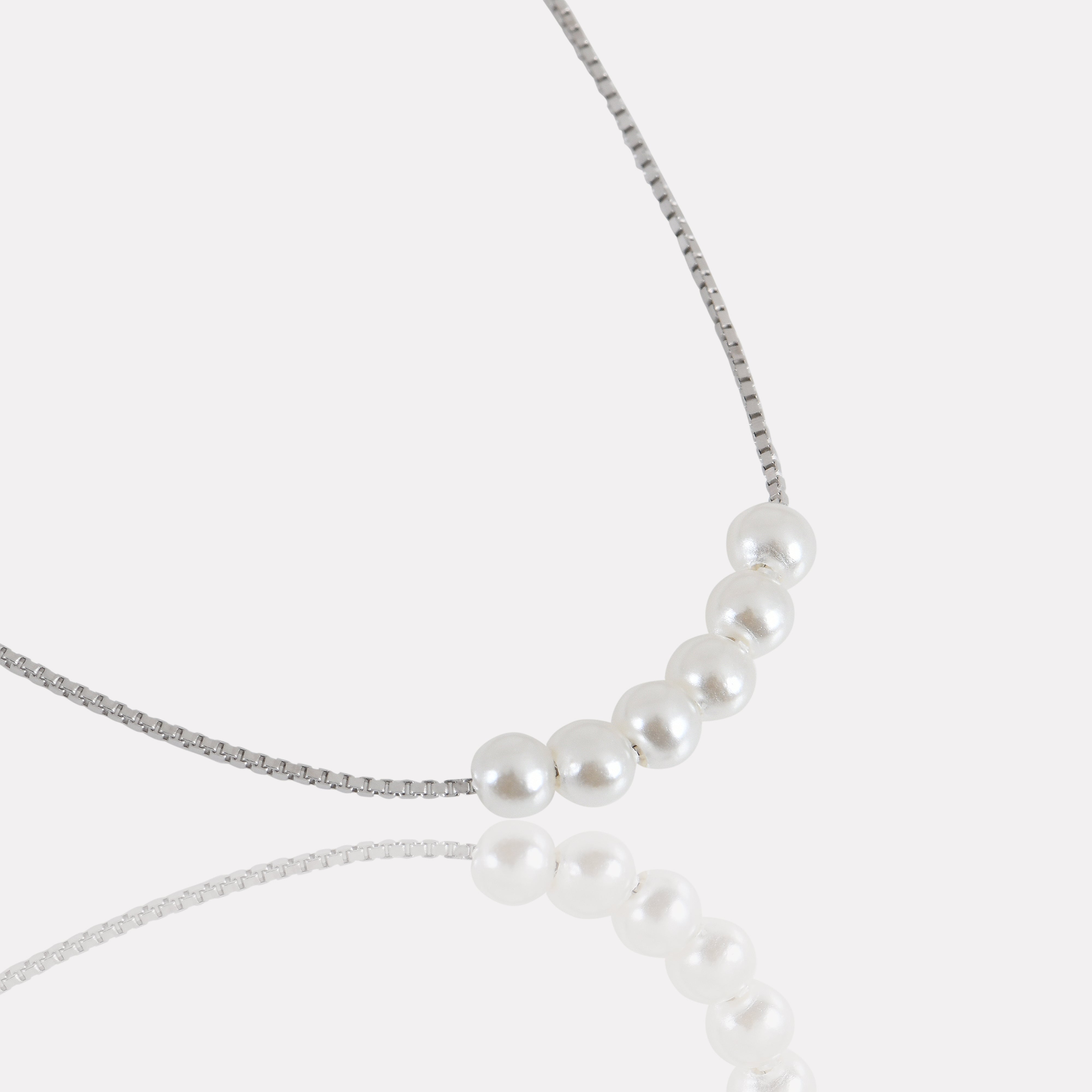 The Pearl Arc 925 Silver Necklace