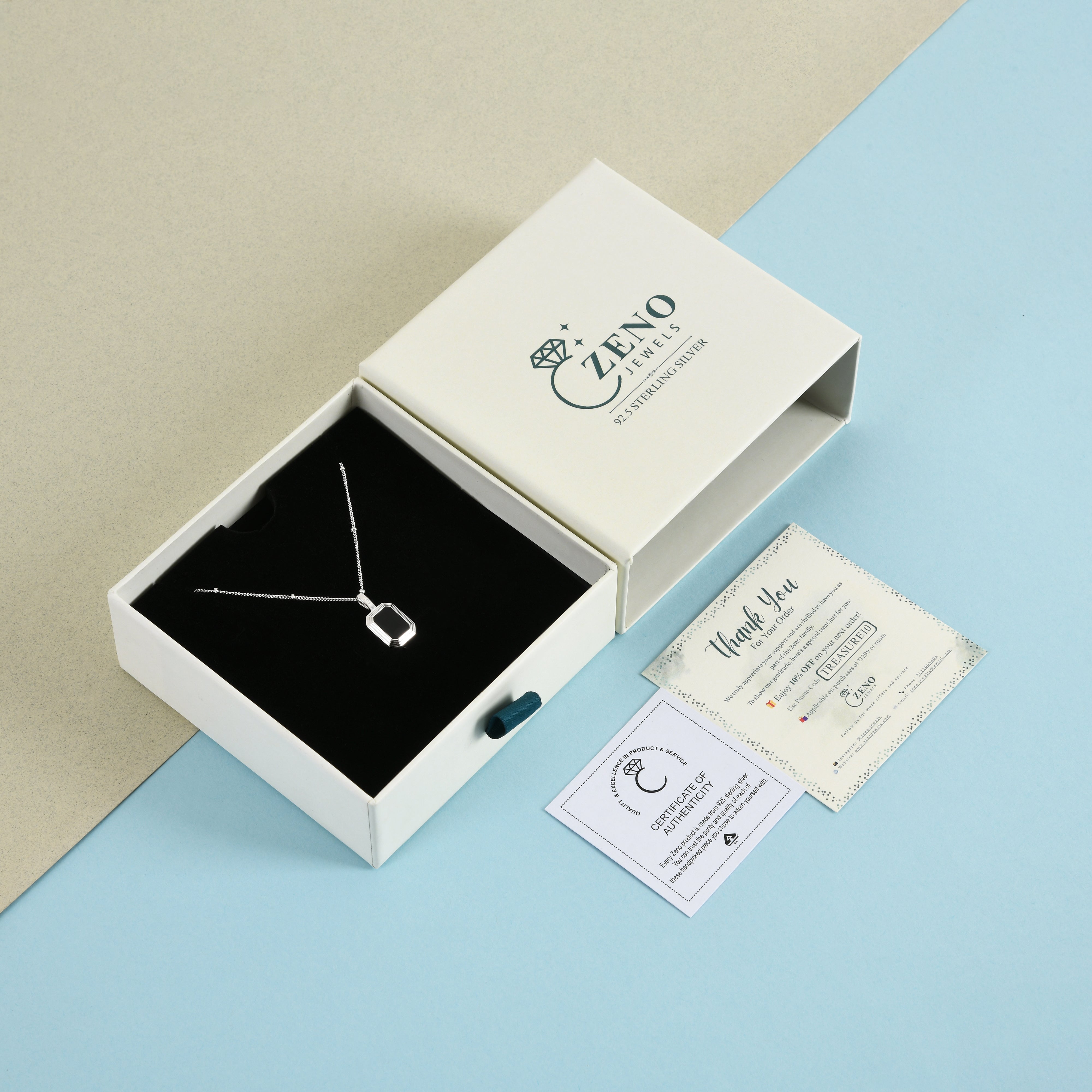 Luster 925 Sterling Silver Necklace – Elegant Reversible Design