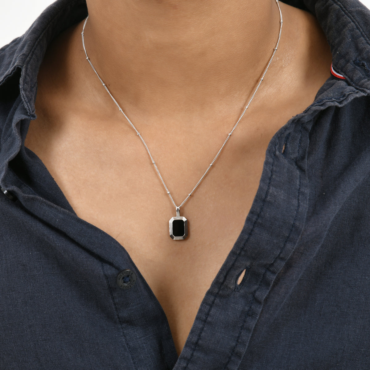 Luster 925 Sterling Silver Necklace – Elegant Reversible Design