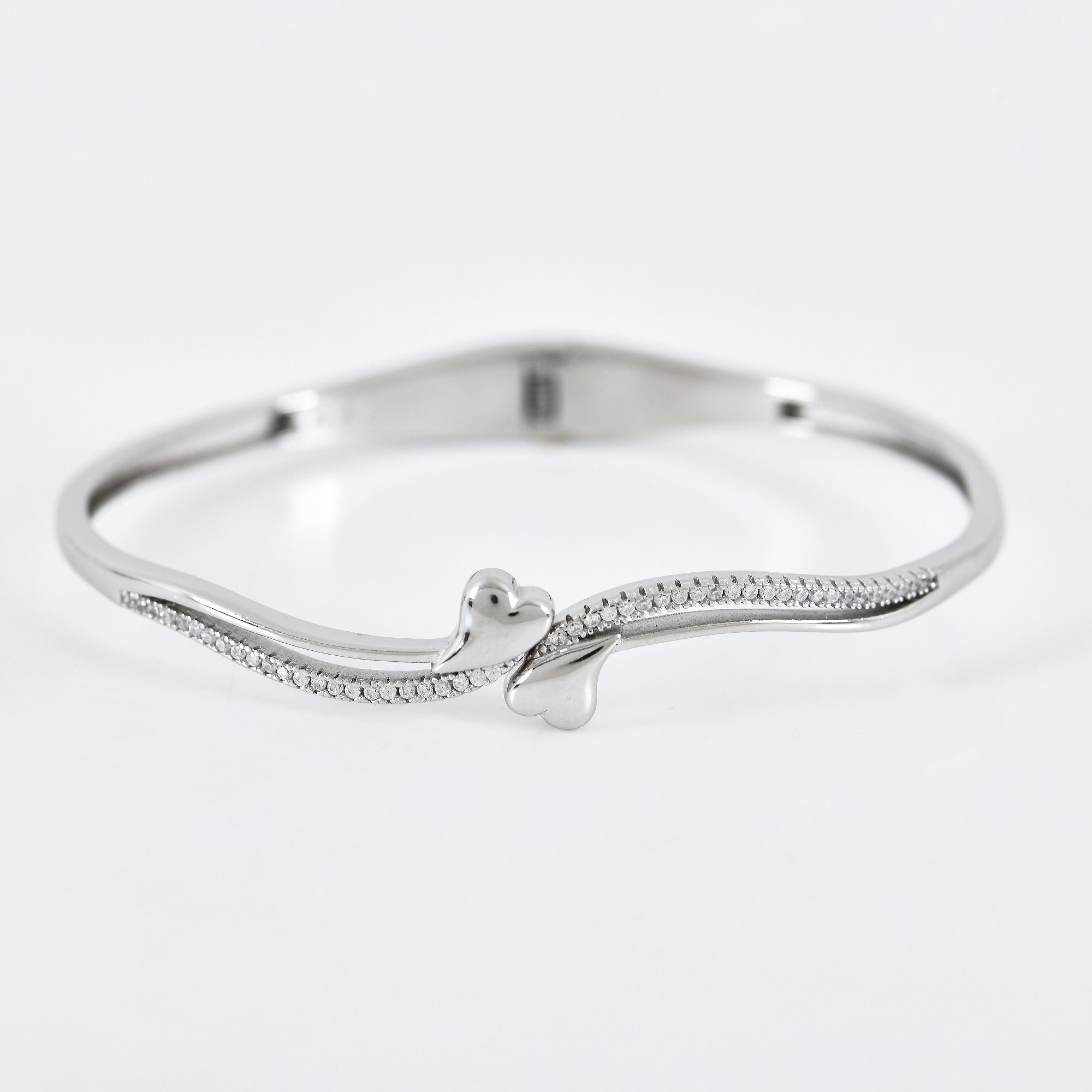 Amity Cuff Bangle in 925 Sterling Silver