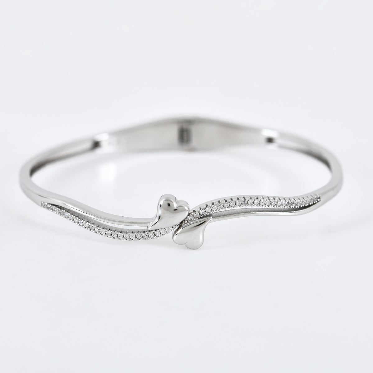 Amity Cuff Bangle in 925 Sterling Silver