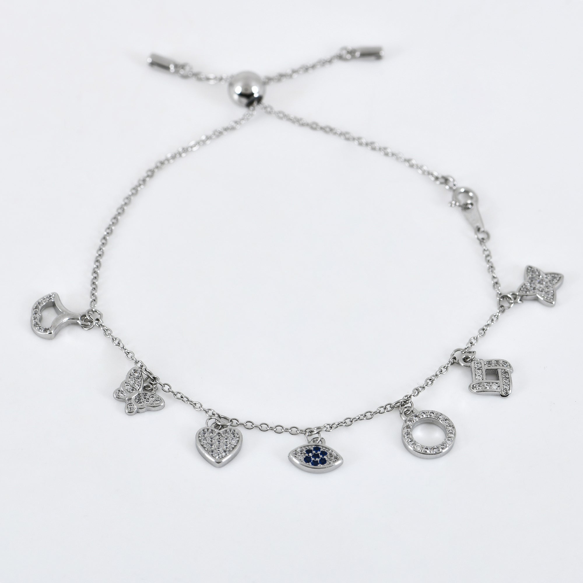 Amulet Dual Link (Bracelet & Anklet) in 925 Sterling Silver