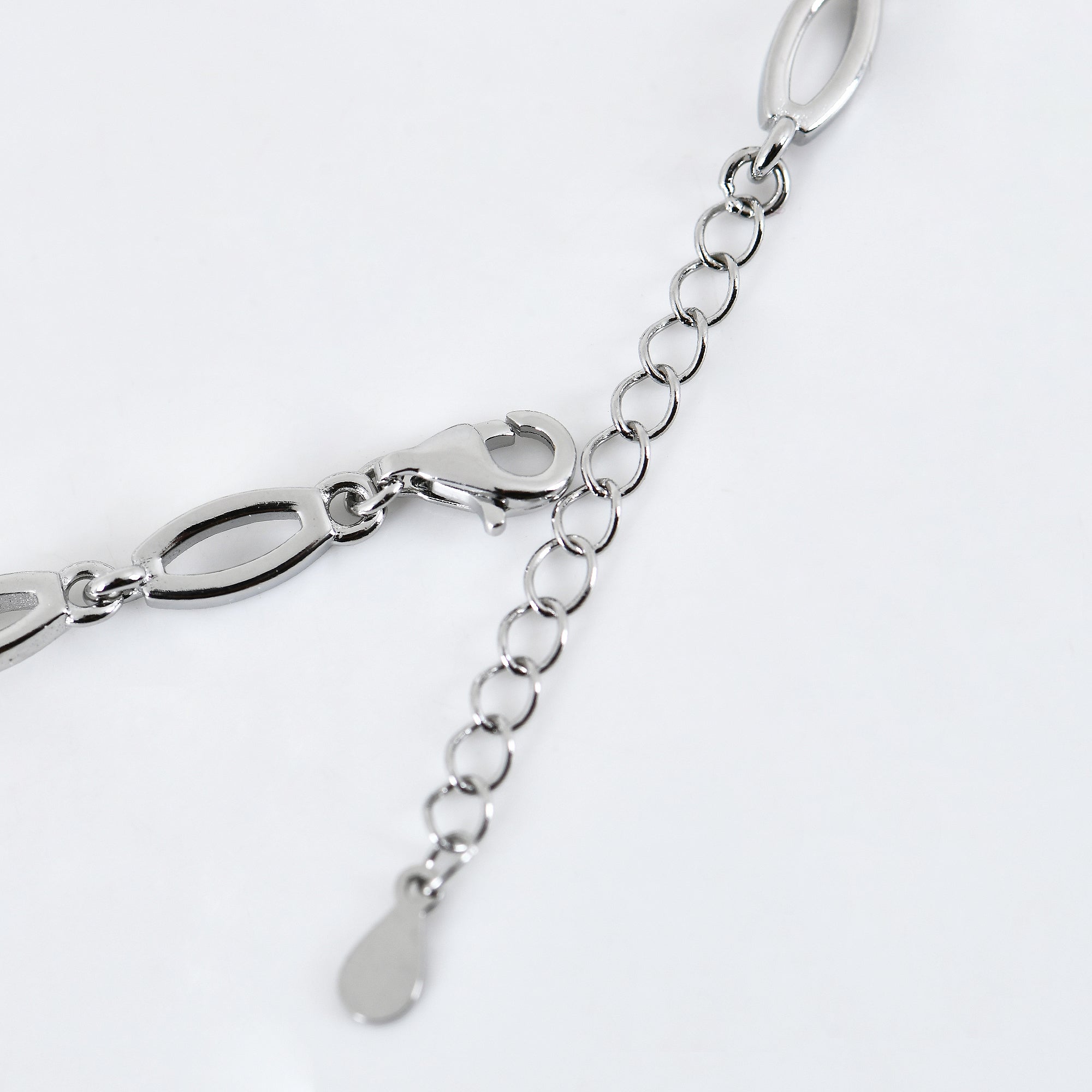 Halo Link Bracelet in 925 Sterling Silver