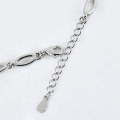 Halo Link Bracelet in 925 Sterling Silver