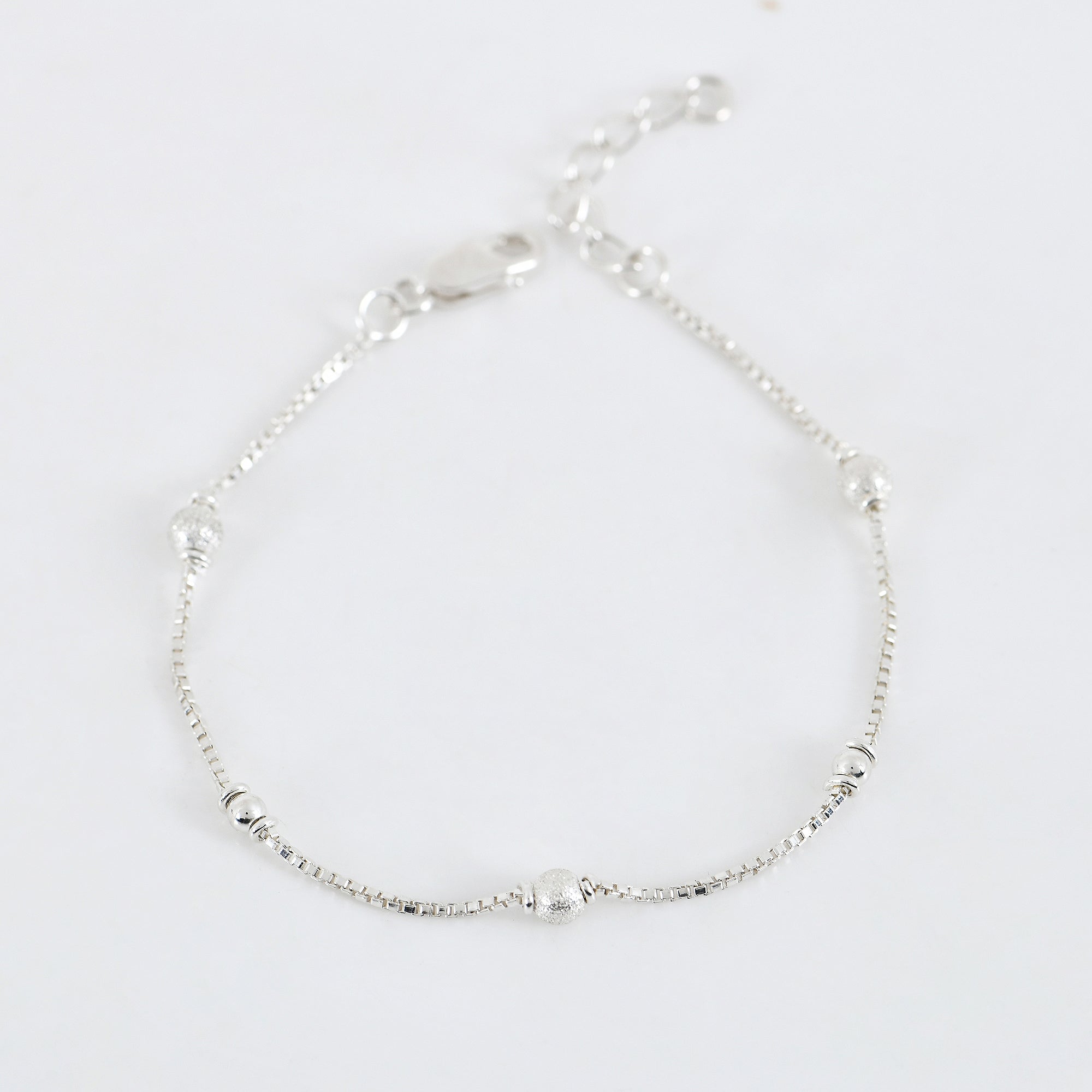 Stardust Link Bracelet in 925 Sterling Silver