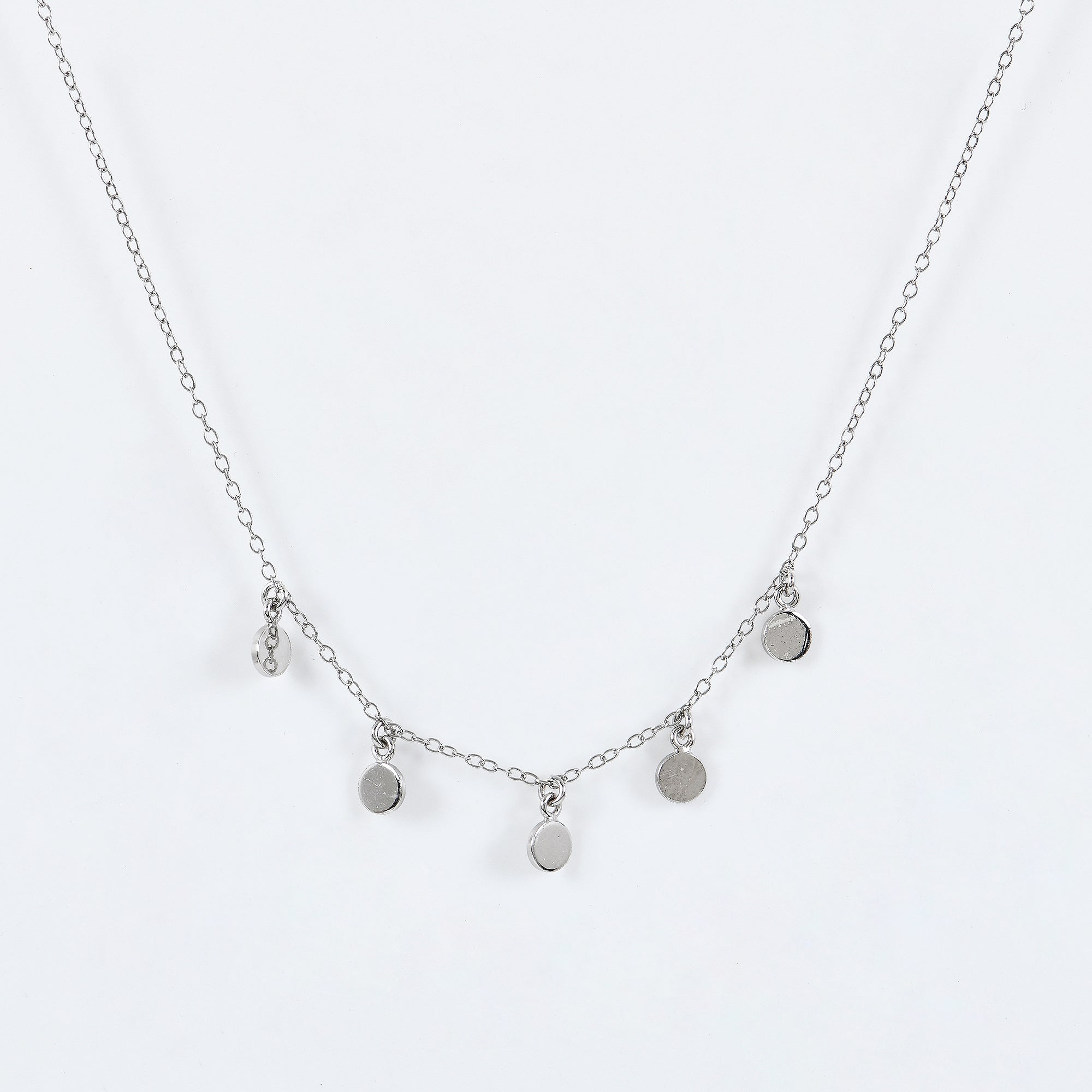 Luna Drop Necklace in 925 Sterling Silver