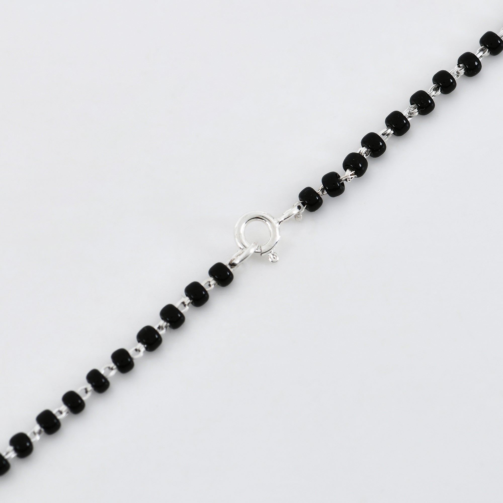 Bansuri Link Mangalsutra in 925 Sterling Silver