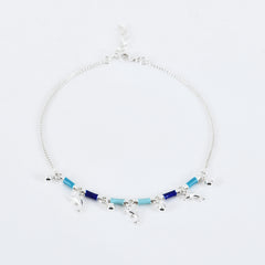 The Dolphin Anklet in 925 Sterling Silver