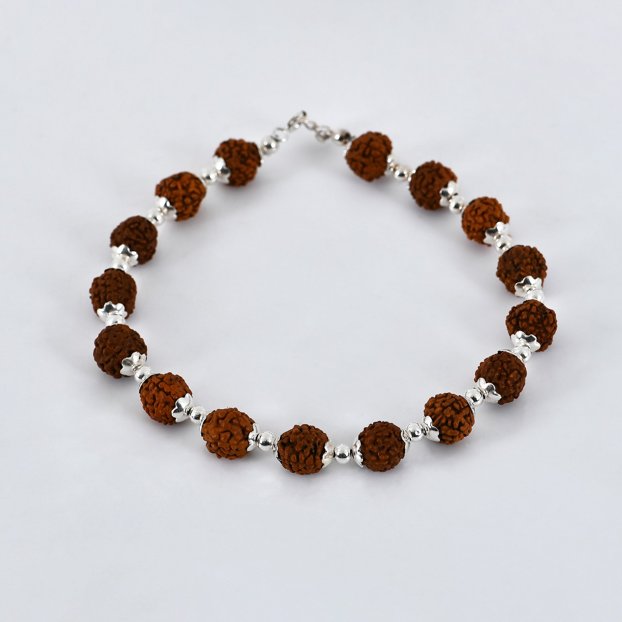 Astra Rudraksha Bracelet in 925 Sterling Silver