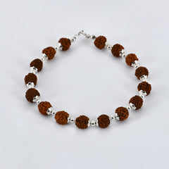 Astra Rudraksha Bracelet in 925 Sterling Silver