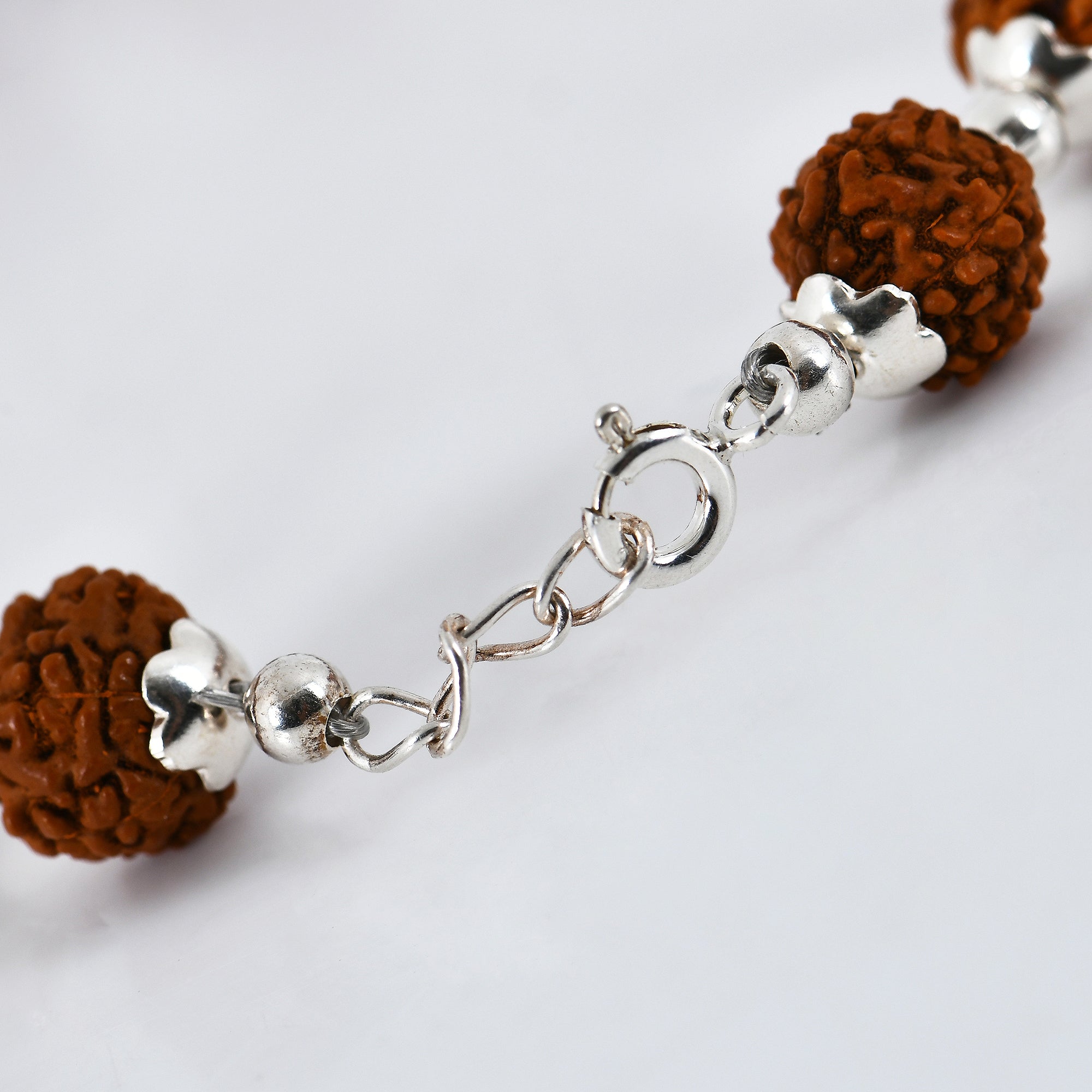 Astra Rudraksha Bracelet in 925 Sterling Silver