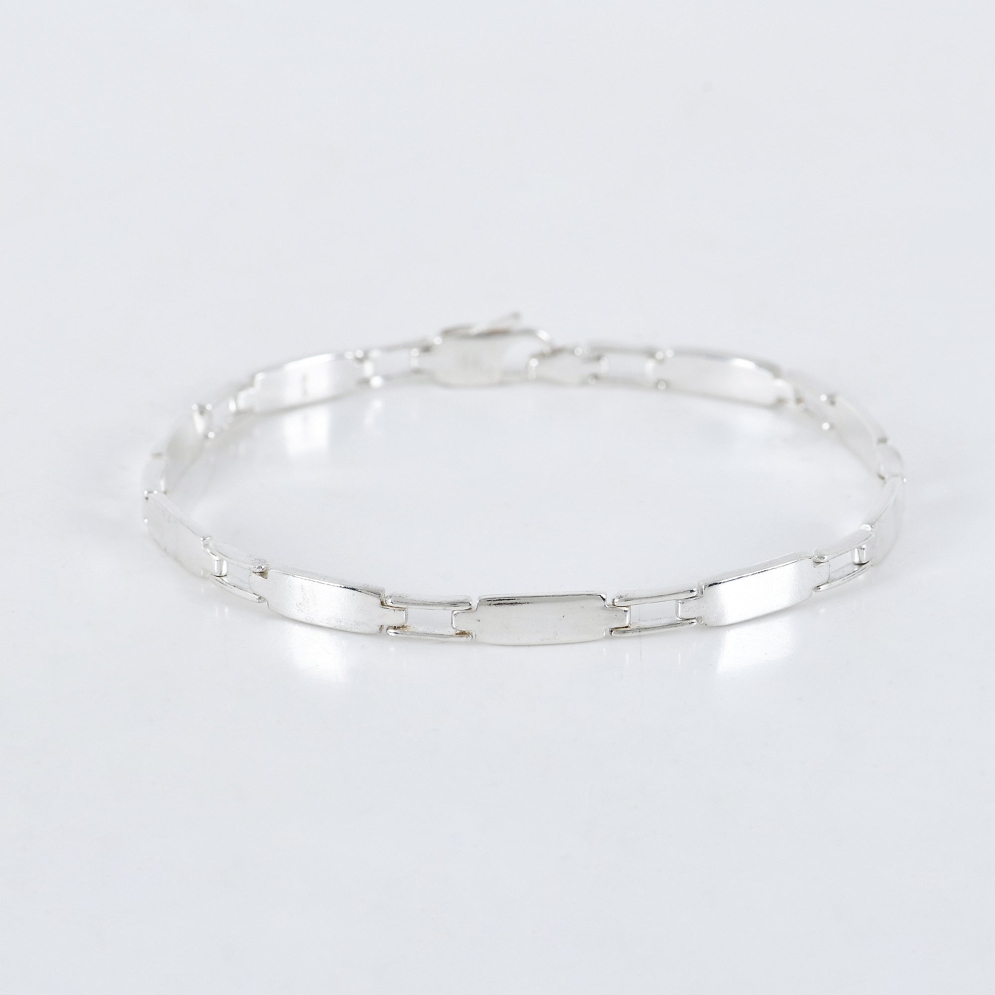 Forge Men’s Link Bracelet in 925 Sterling Silver