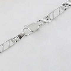 Matrix Men’s Link Bracelet in 925 Sterling Silver